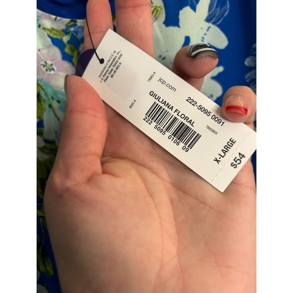 Women's Worthington Floral Pullover Shift Dress. SZ XL. NWT - Picture 5 of 5